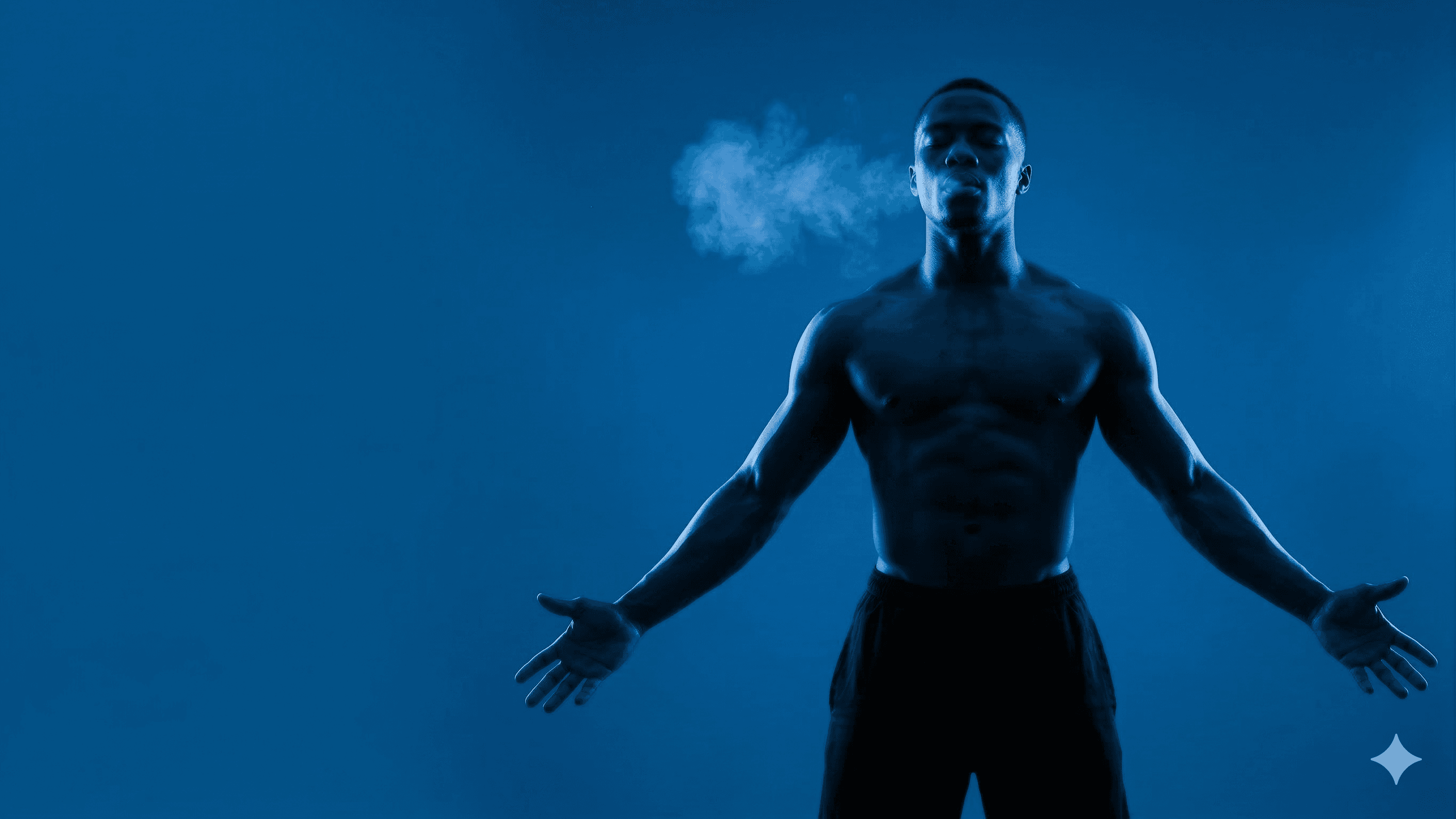 Dark moody gym background
